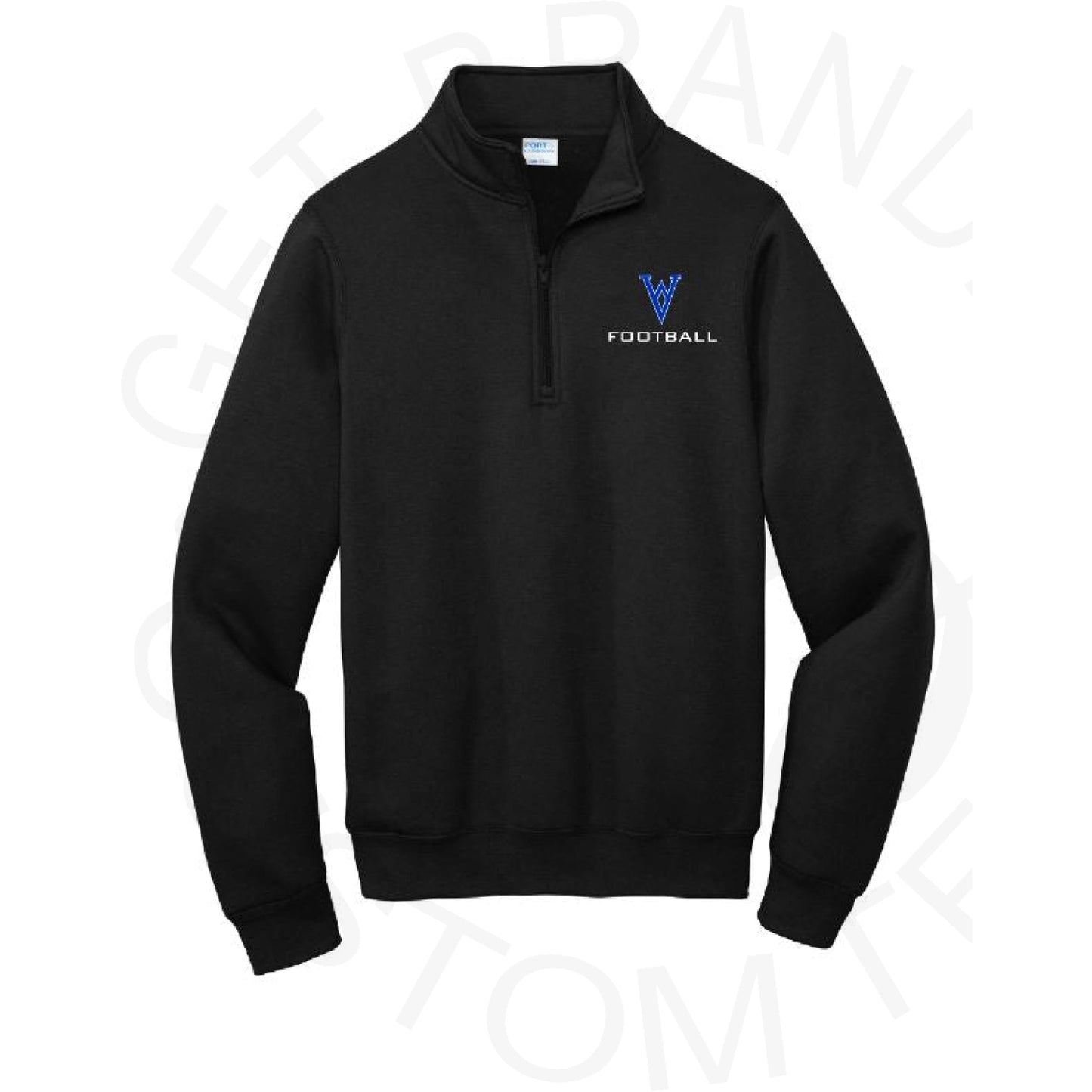 2023 WHS Vikings Football Embroidered 1/4 Zip