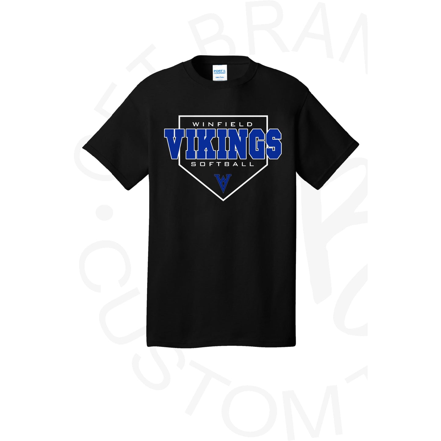 2025 Winfield Softball Plate Gildan DryBlend Tee