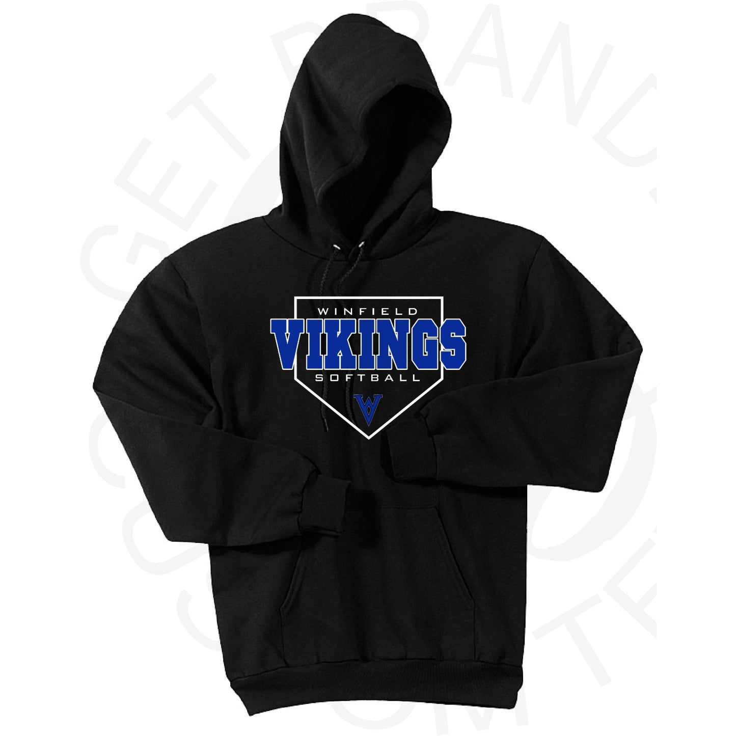 2025 Winfield Softball Plate Port & Co Hoodie