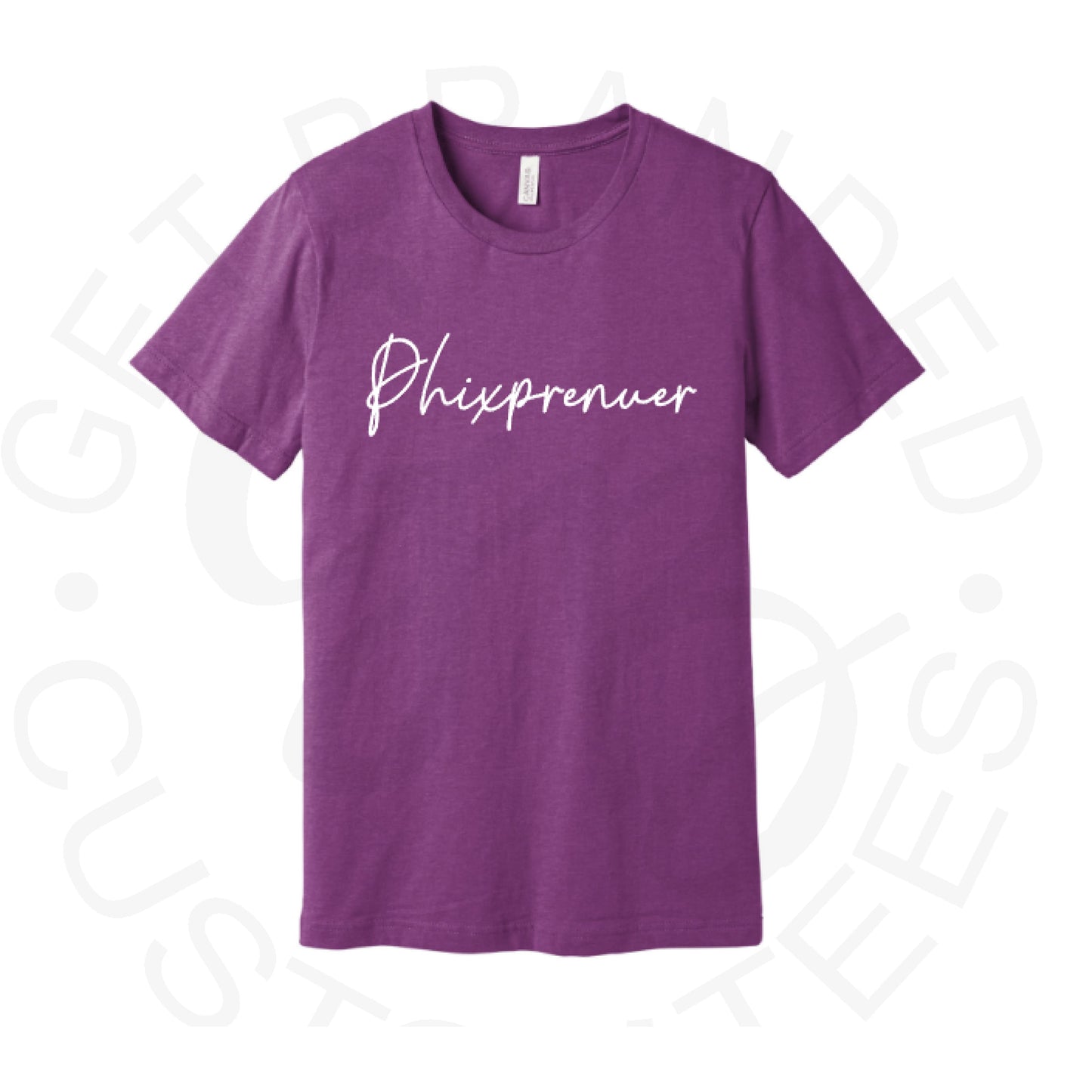 PRE-ORDER Script Phixprenuer Unisex Short Sleeved Tee - SM