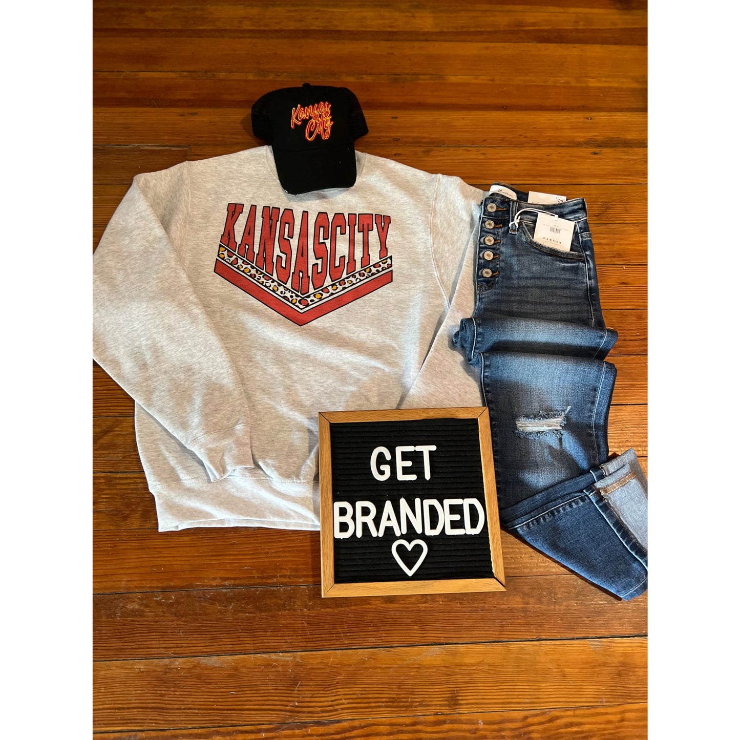 Ash Grey Kansas City Sweatshirt