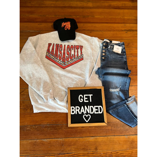 Ash Grey Kansas City Sweatshirt