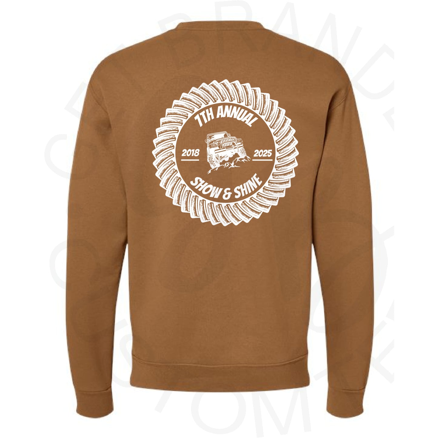 Avacado Beach Club 7th Annual Show & Shine Crew Sweatshirt