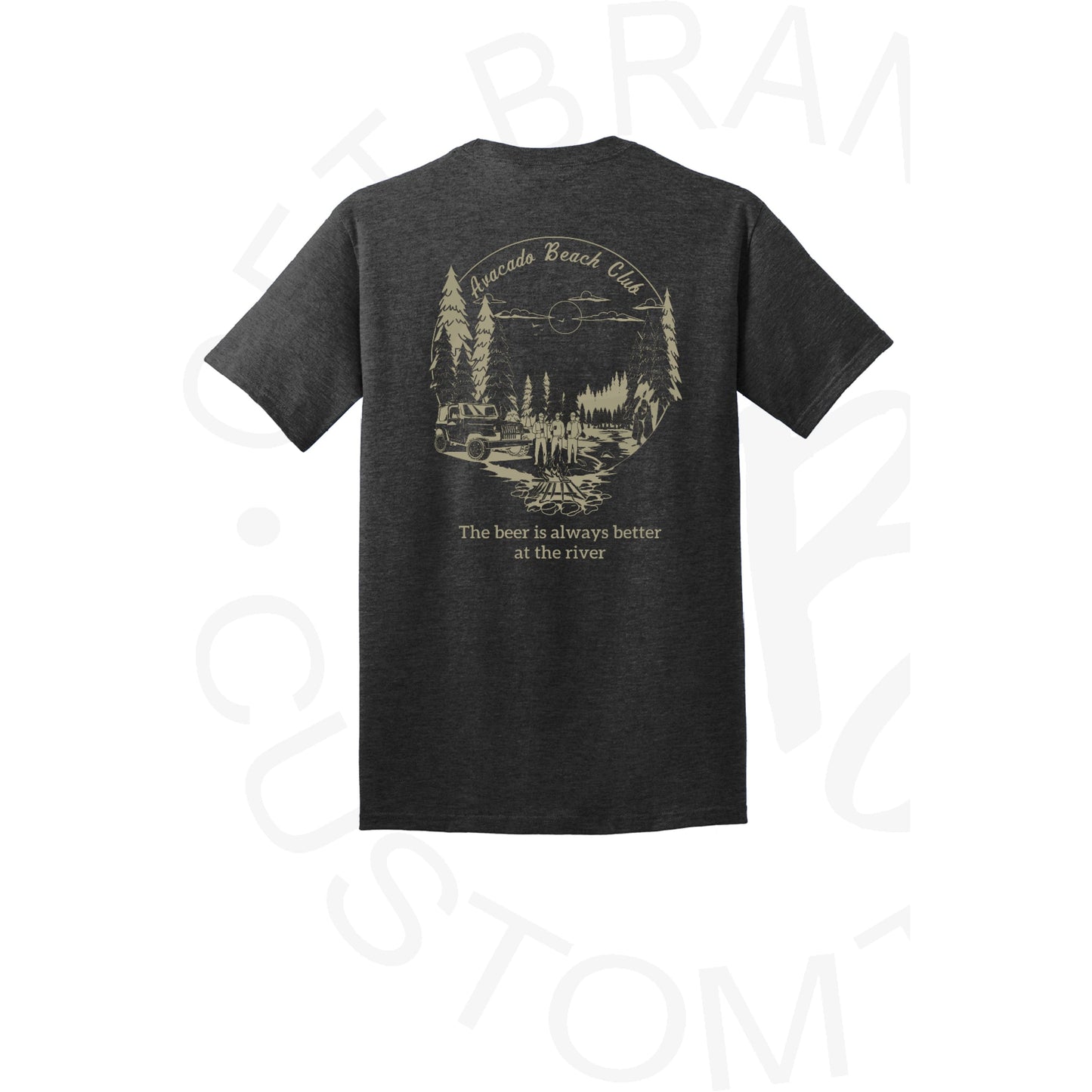 Avacado Beach Club Gildan or Port & Co Brand Tee - SM