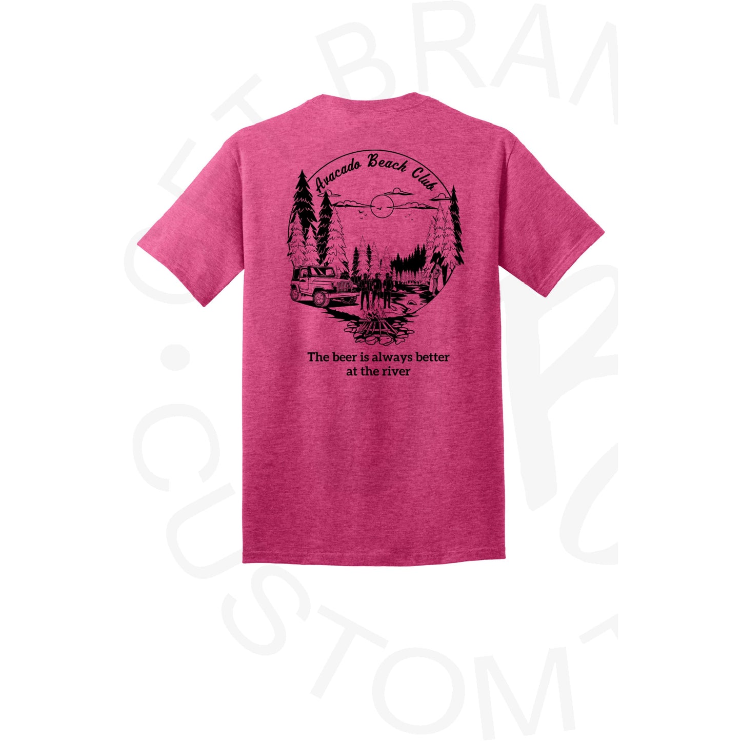 Avacado Beach Club Gildan or Port & Co Brand Tee - SM