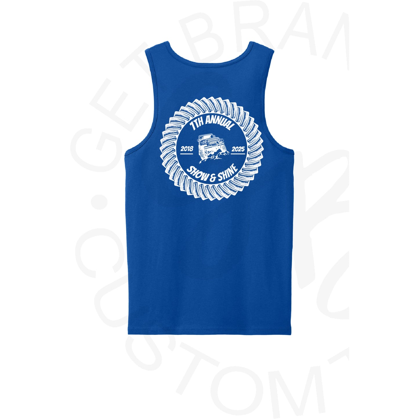 Avacado Beach Club Show & Shine Gildan Tank Top