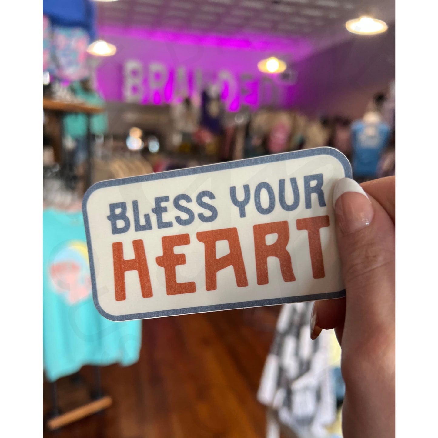 Bless Your Heart Sticker Decal - Apparel & Accessories