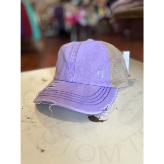C.C Criss Cross Ladies Hat - Lavendar