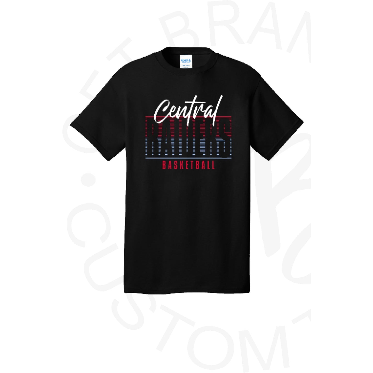 Central Raiders Basketball Bella Canvas Brand T-Shirt