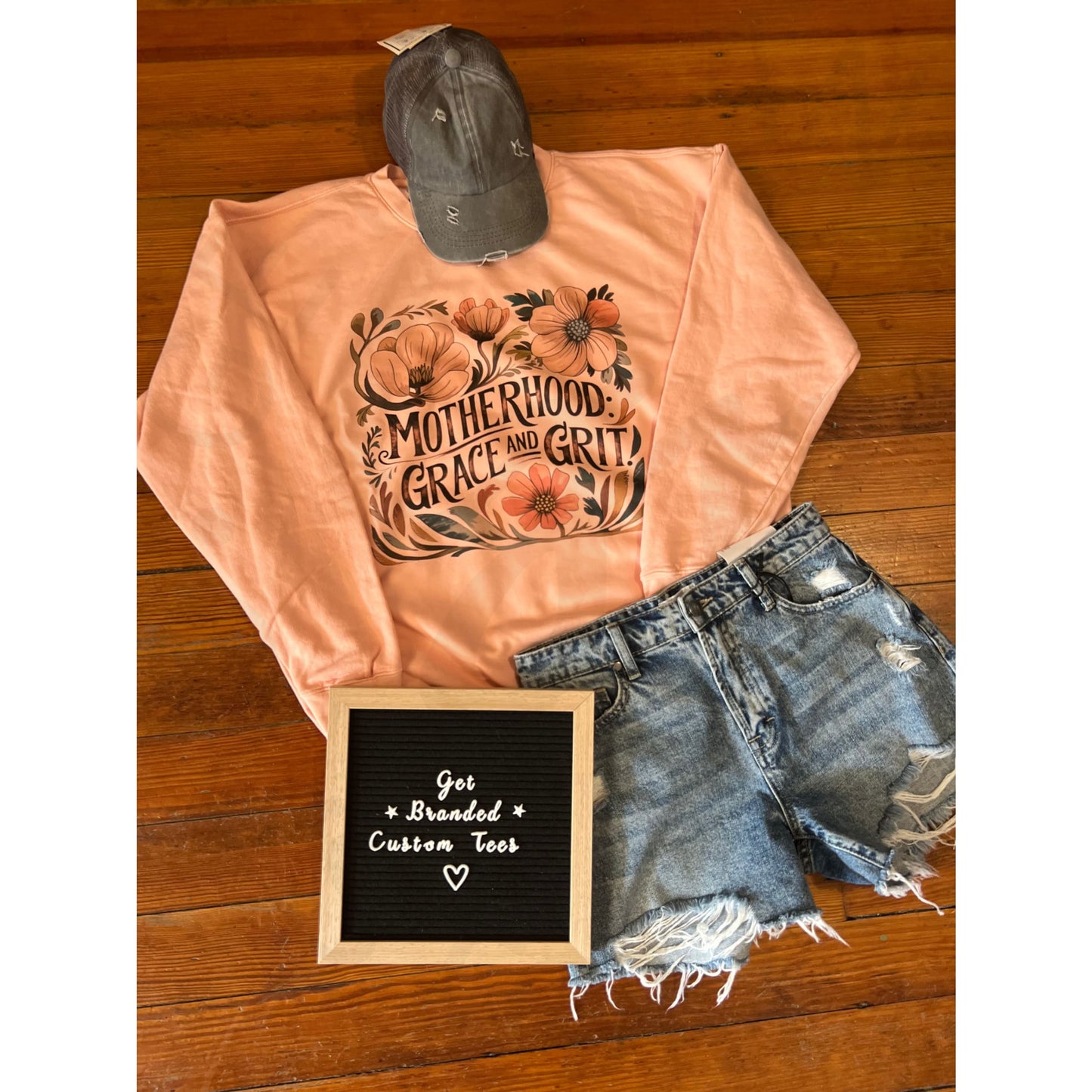 Comfort Colors Motherhood: Grace & Grit Crew