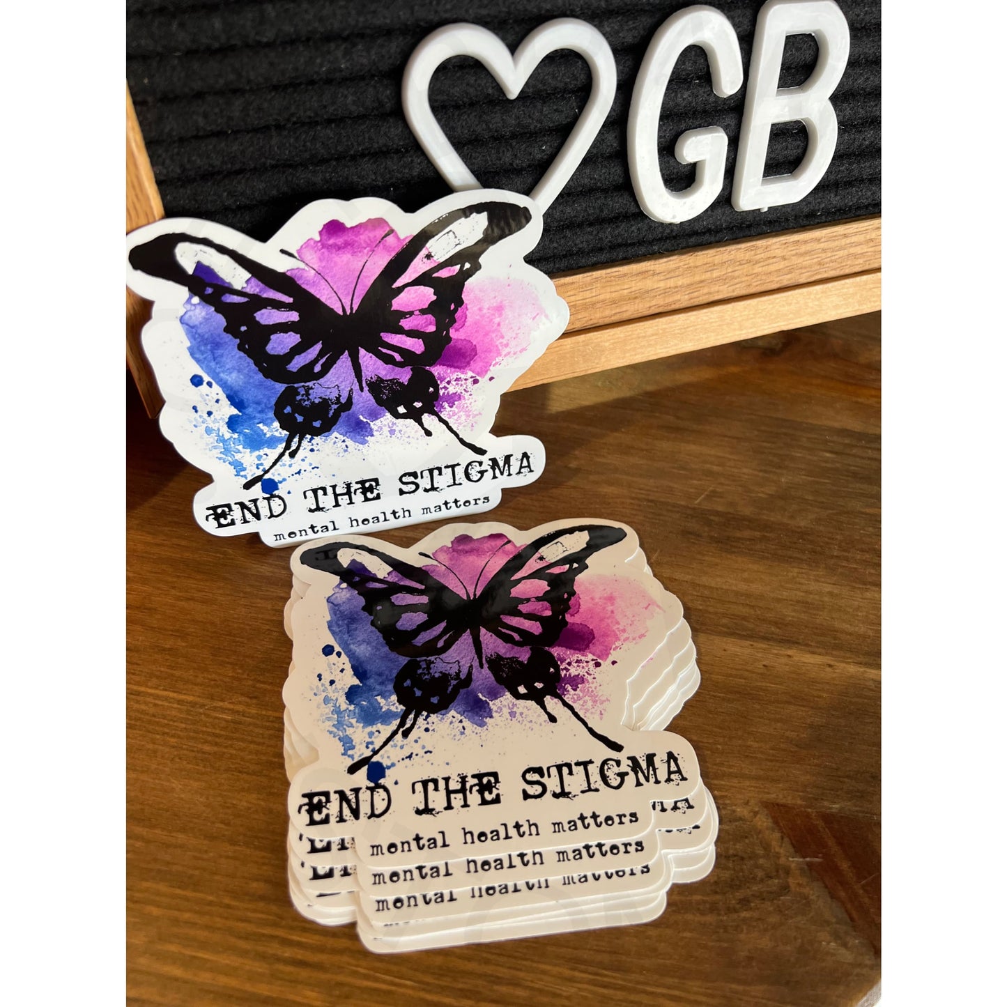 End The Stigma Decal