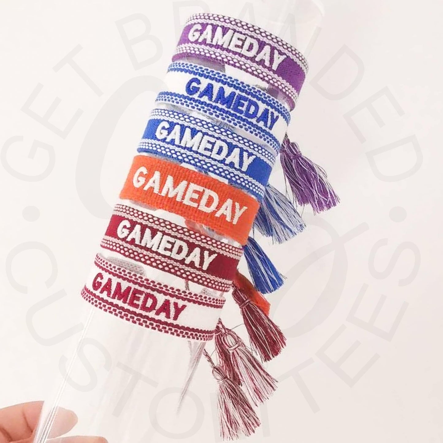 GameDay Woven Bracelets