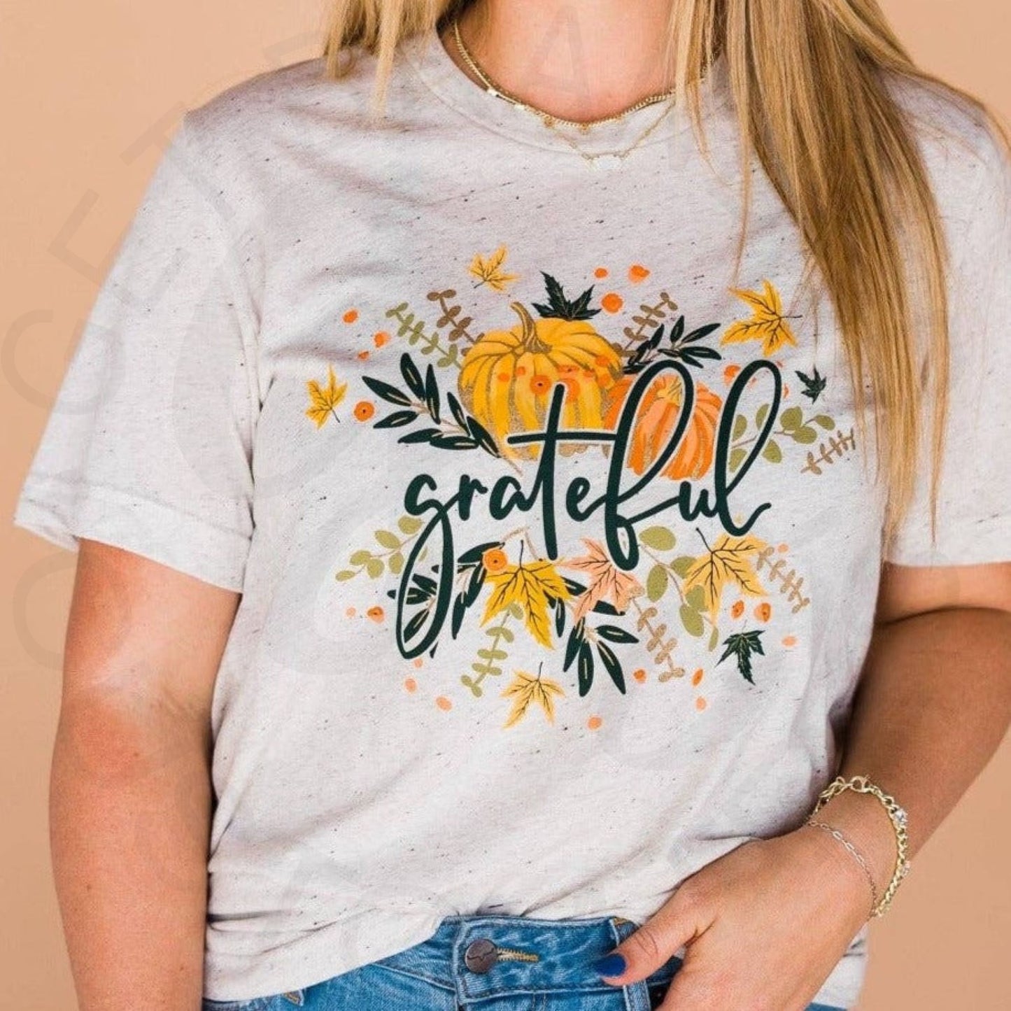 Grateful Leaves - Thanksgiving Tee