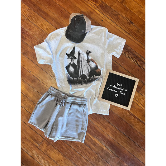 Halloween Goose Trio Bella Canvas Tee