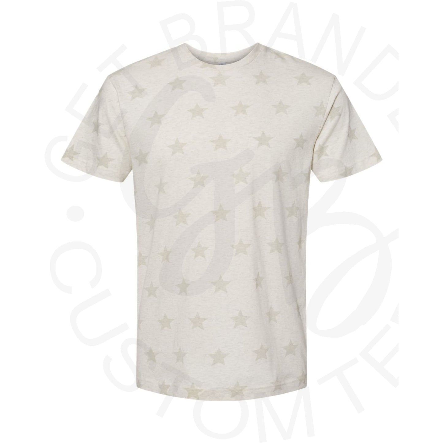 Heathered Oatmeal Star L.A.T Apparel Tee