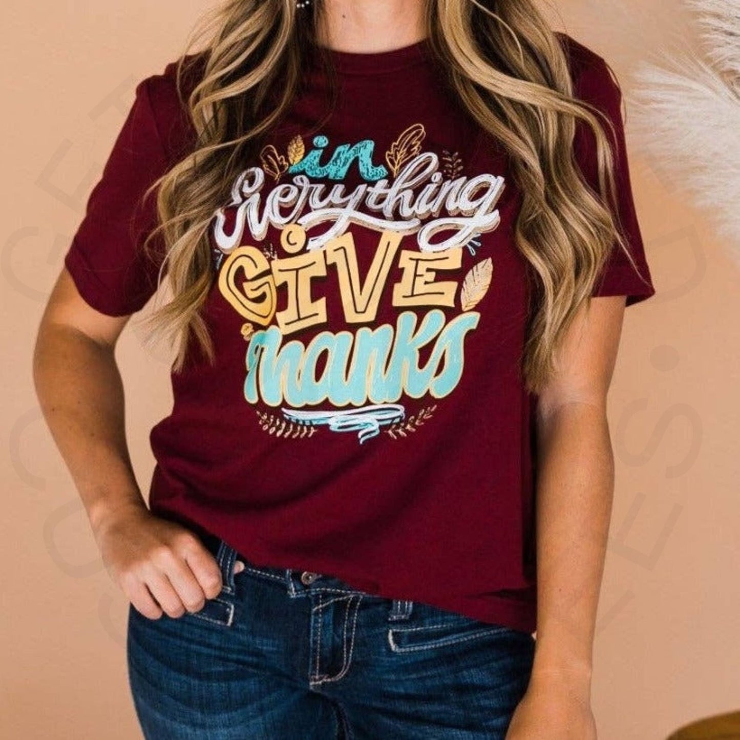 In Everything Give Thanks - Thanksgiving Tee