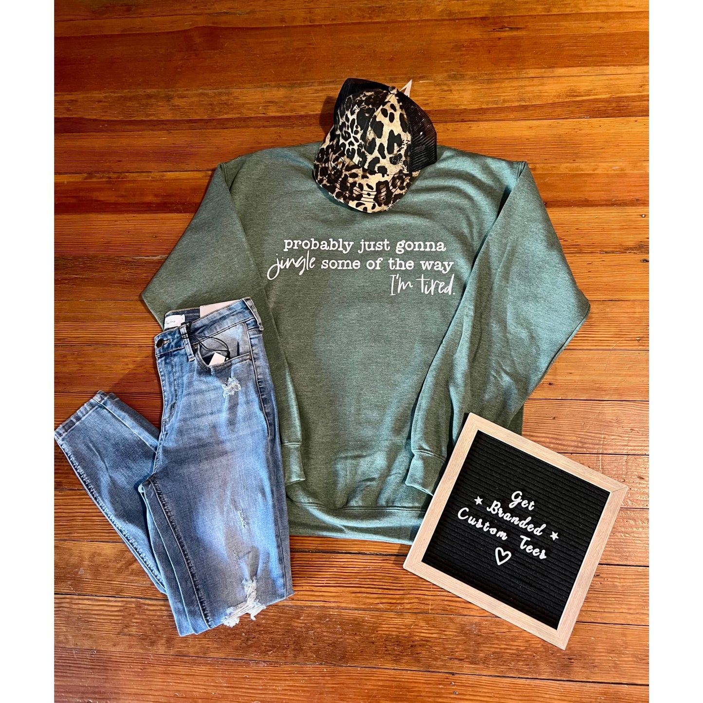 ’Jingle Some of the Way’ Crewneck