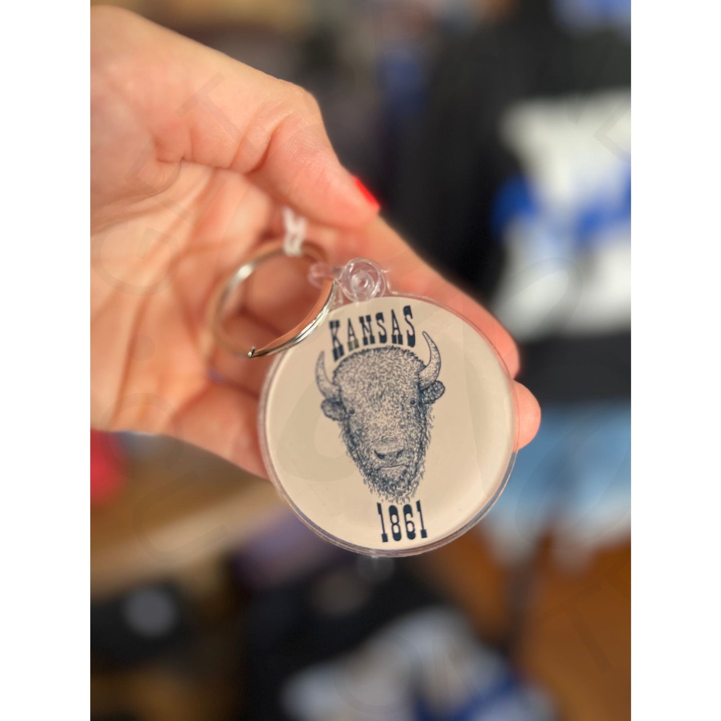 Kansas 1861 Keychain