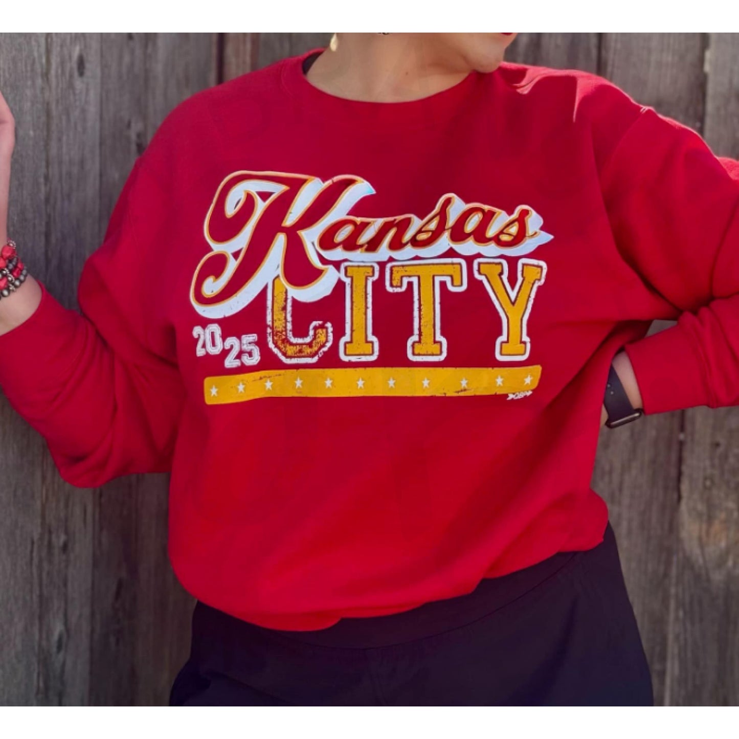 Kansas City Red 2025 Crew Sweatshirt