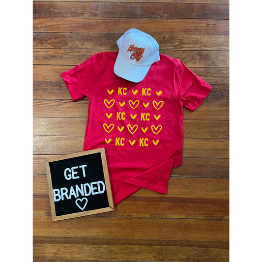 KC Repeat Heart Tee