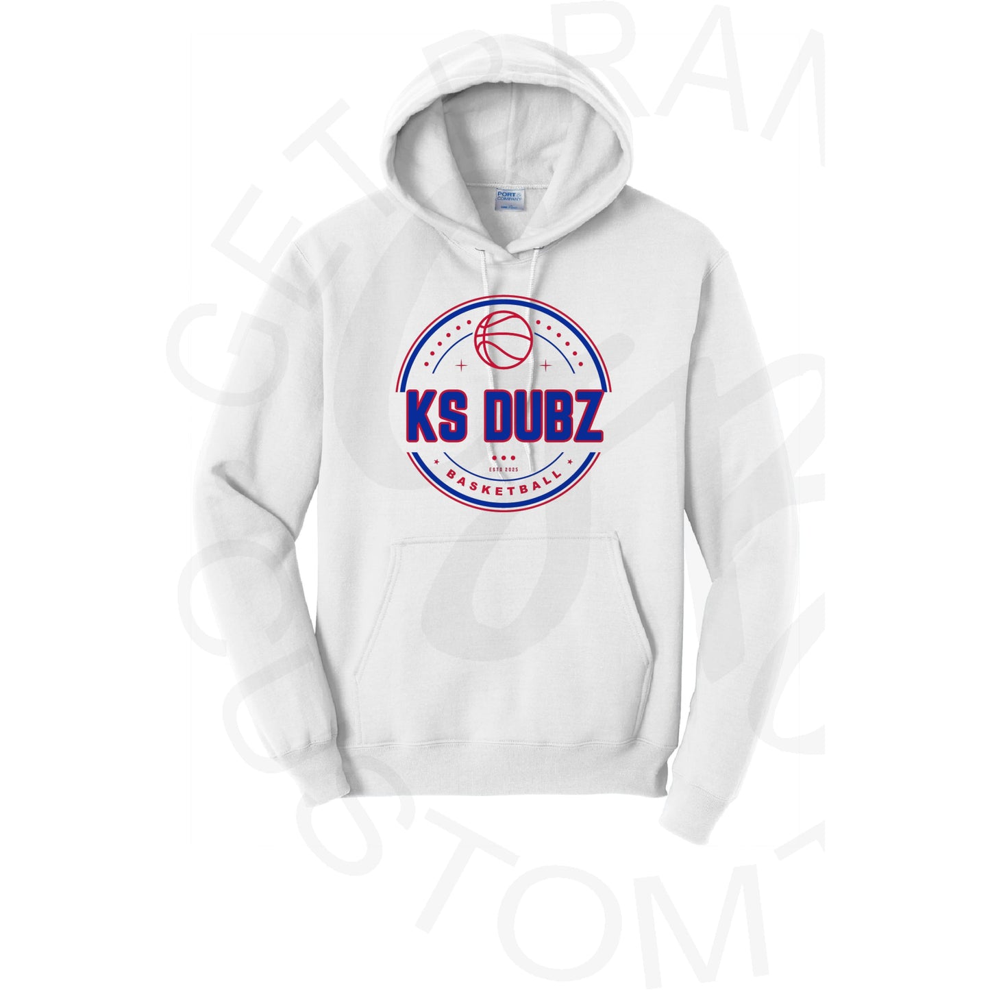 KS Dubz Basketball White Hoodie