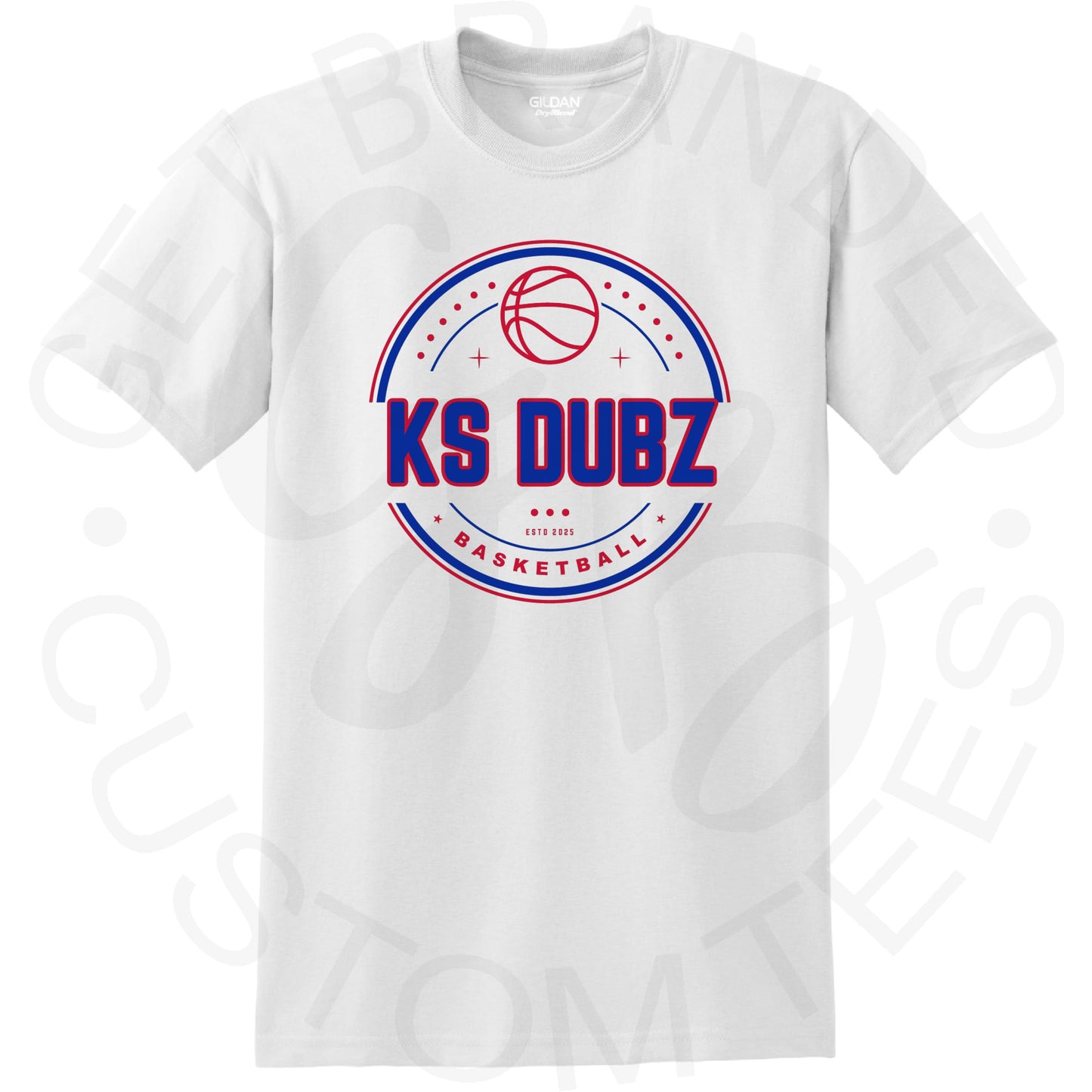 KS Dubz Short Sleeved White Tee