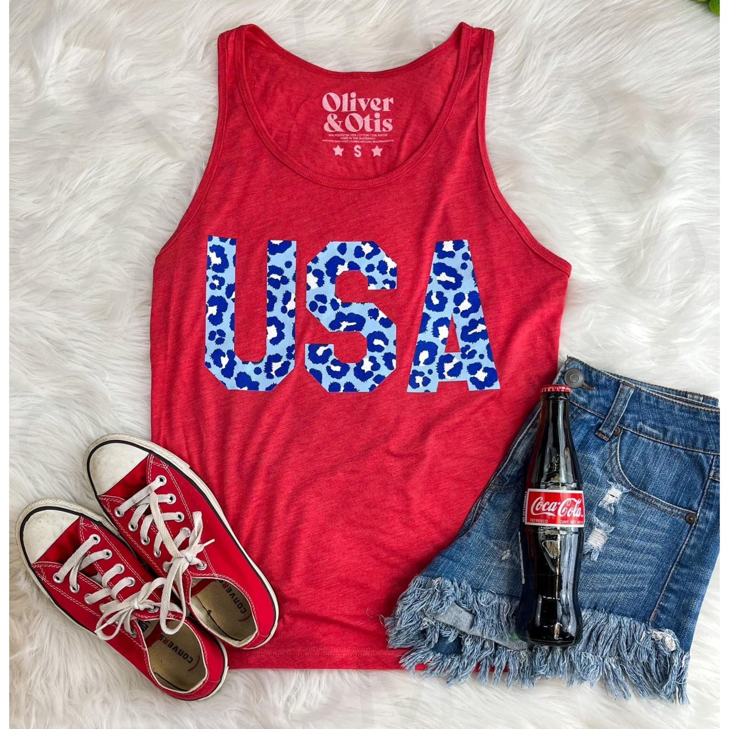 Leopard USA Tank Top