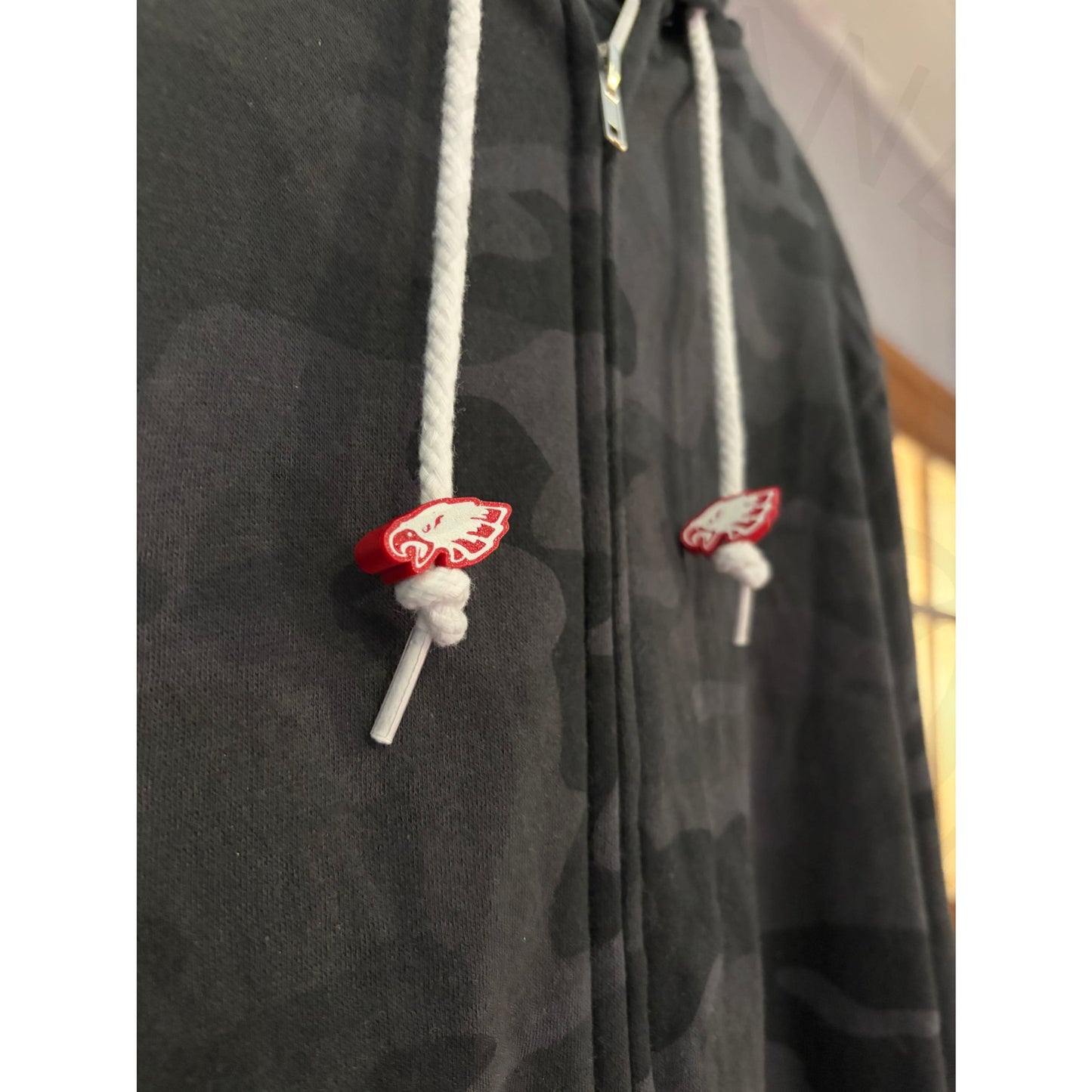 Mascot Hoodie Beads - Eagles