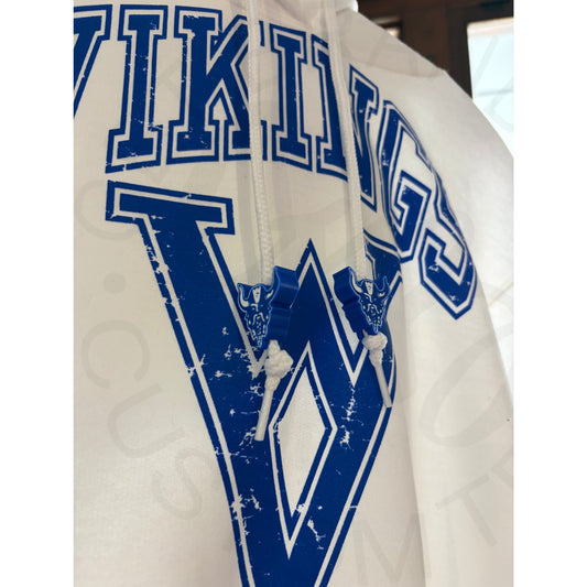 Mascot Hoodie Beads - Viking Head