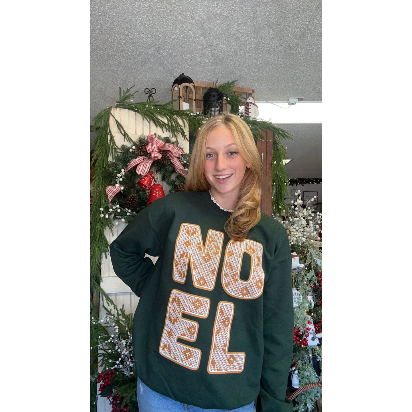 NOEL | Forest Green | Sweatshirt - Apparel & Accessories