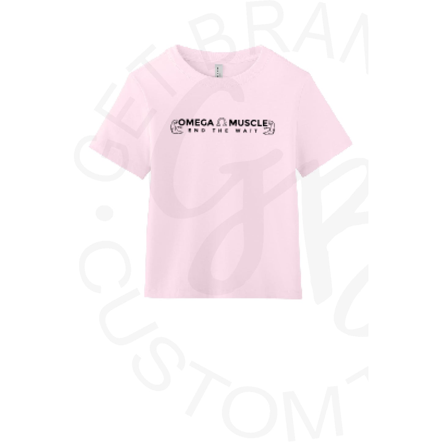 Omega Muscle Bella Canvas Women’s Long Crop Tee- 3 Color