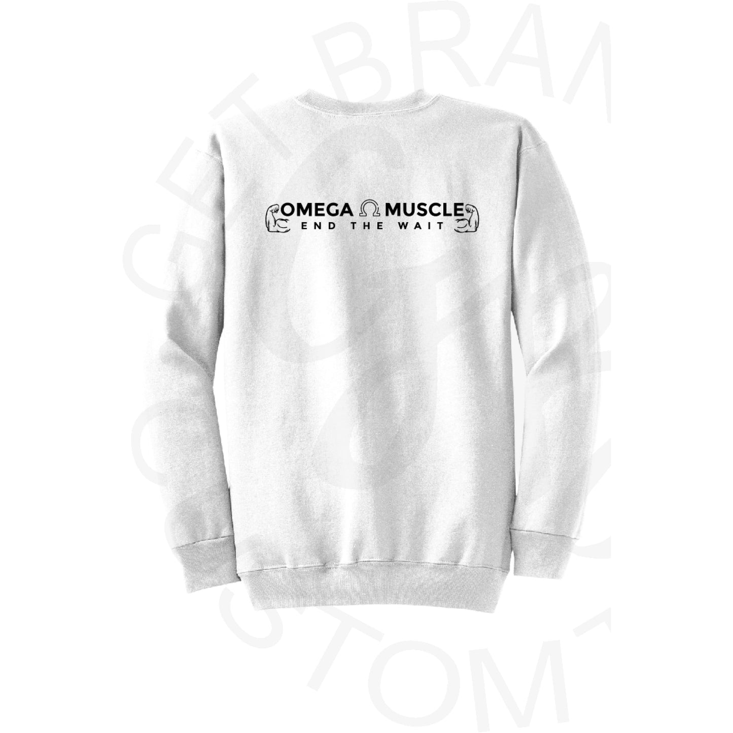 Omega Muscle Crew Sweatshirt (Front & Back Print)