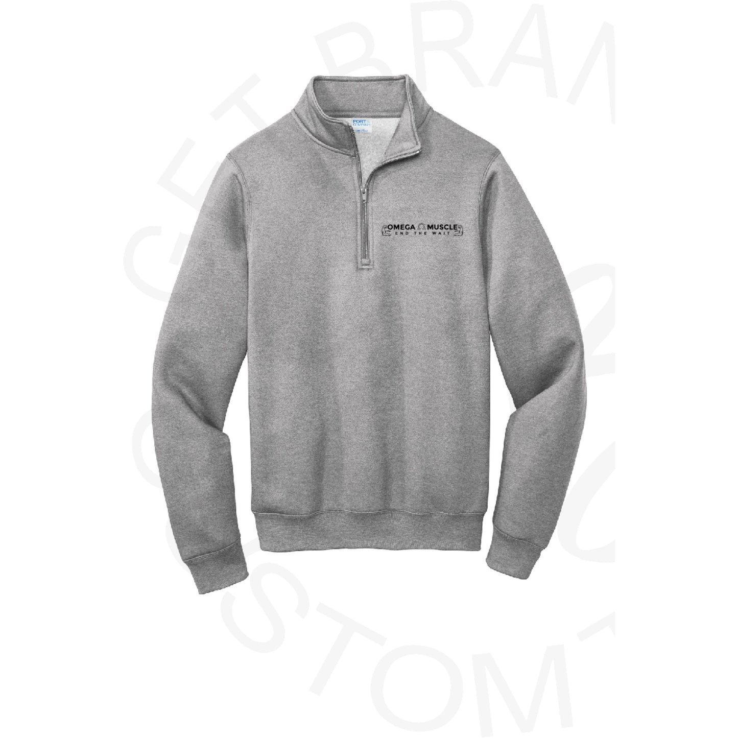 Omega Muscle Embroidered Quarter Zip- 3 Color options! - SM