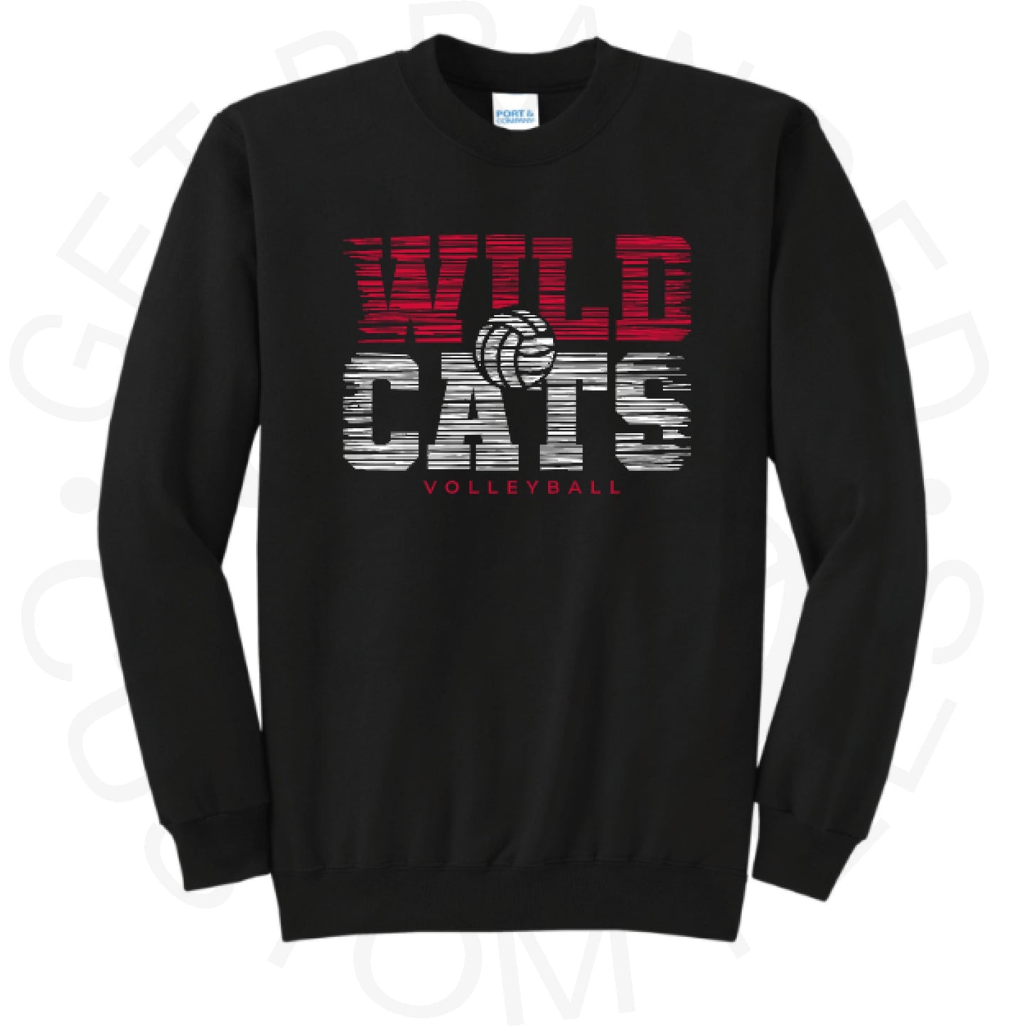 Oxford Wildcats Volleyball Crew Sweatshirt