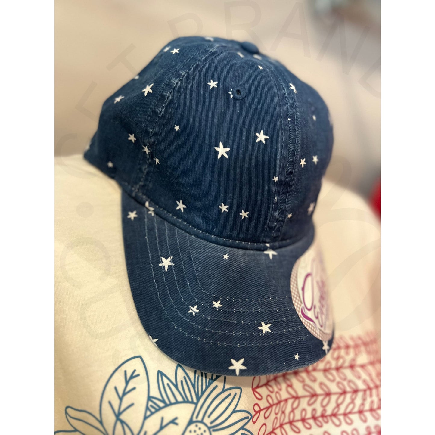 Patriotic Star Hat - Denim Star