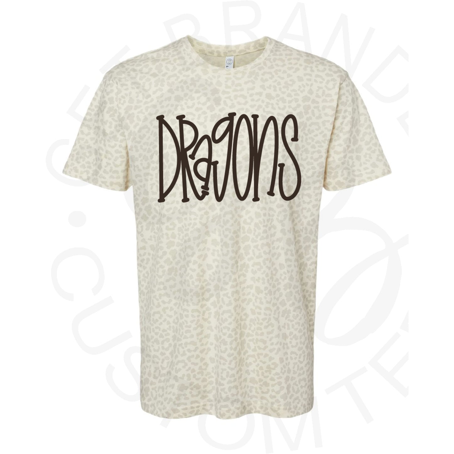 Pre Order Belle Plaine Leopard Tee Glitter or Plain
