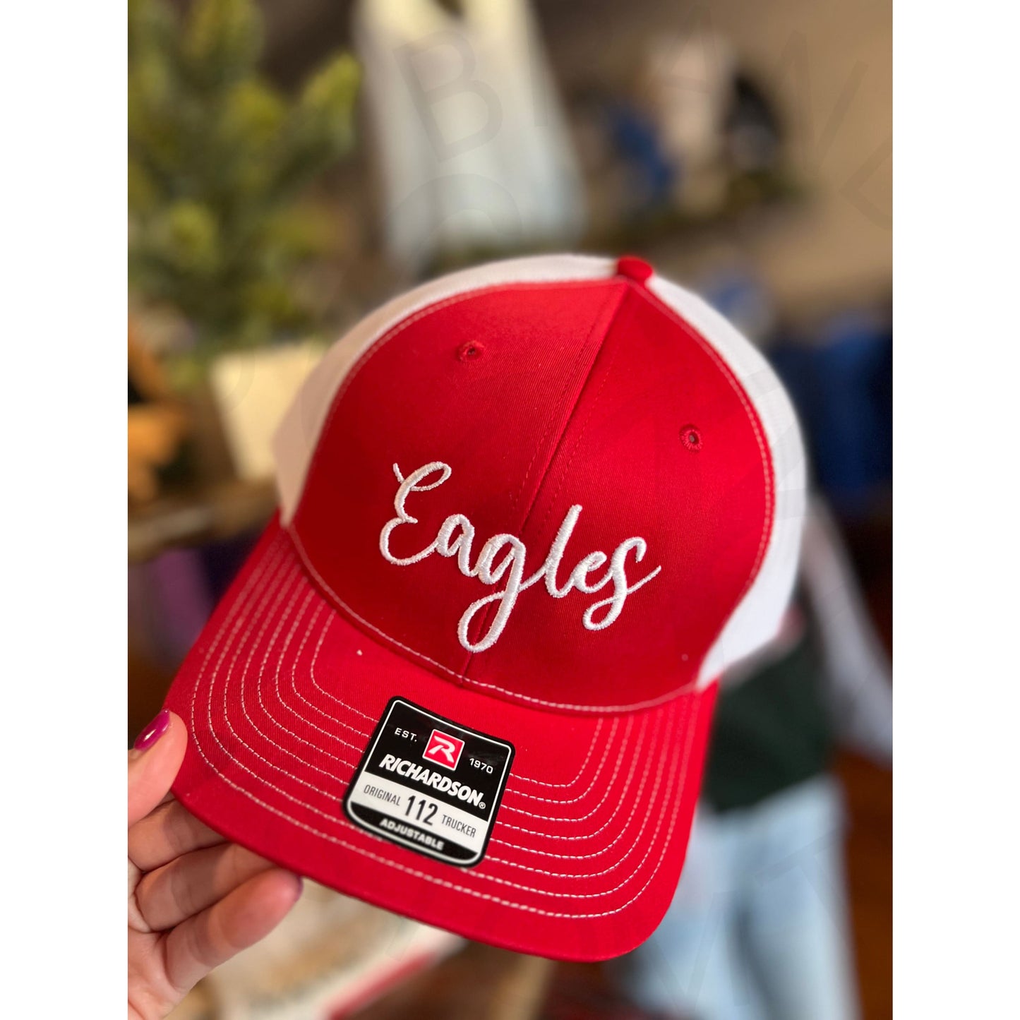 Richardson 112 Scripty Cursive Trucker Hat - Eagles