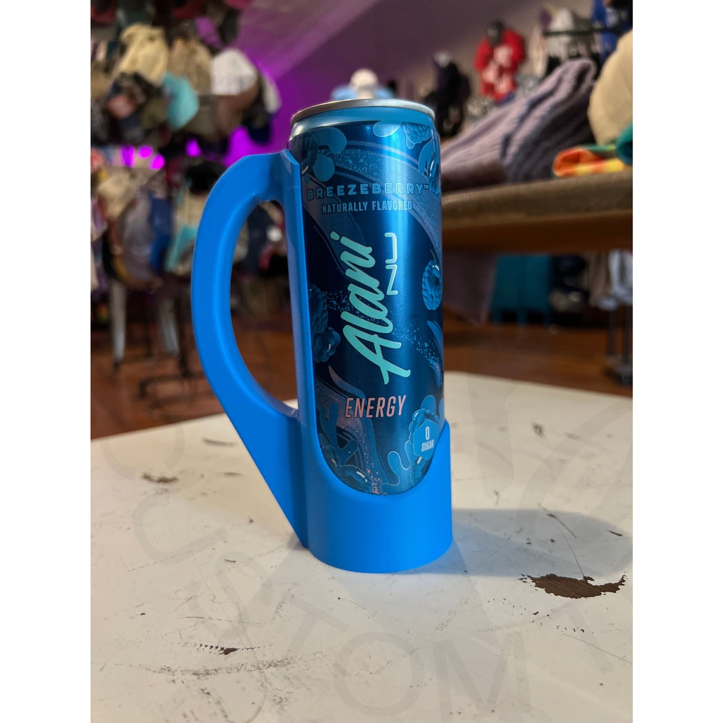 Skinny Can Handle Holder - Blue