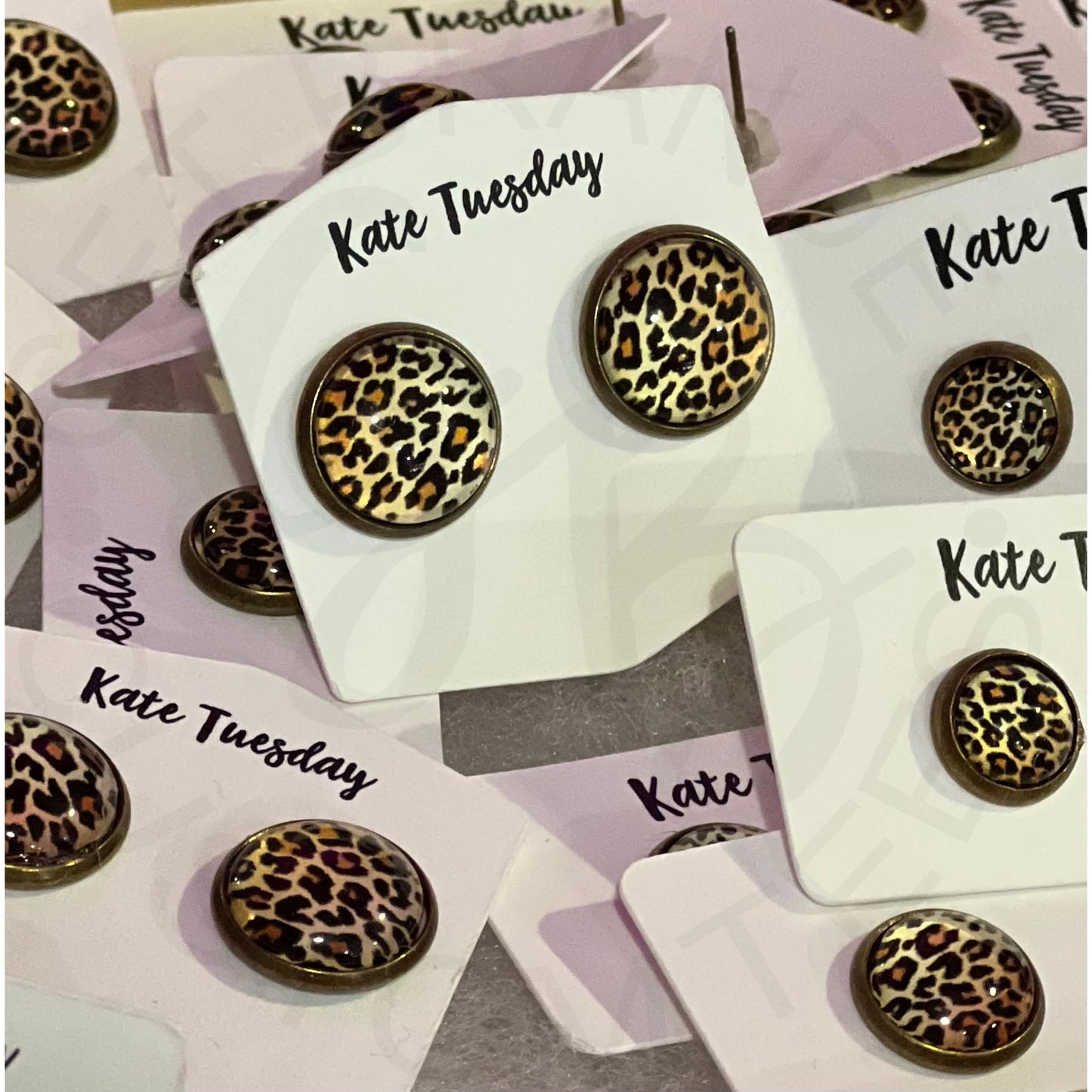 Small Business Saturday Leopard Earrings