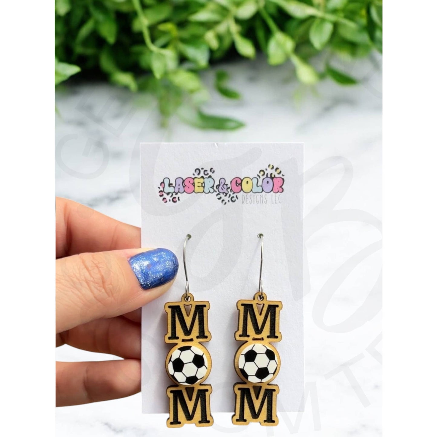 Soccer Earrings Soccer Mom Earrings Sports Earrings - 1