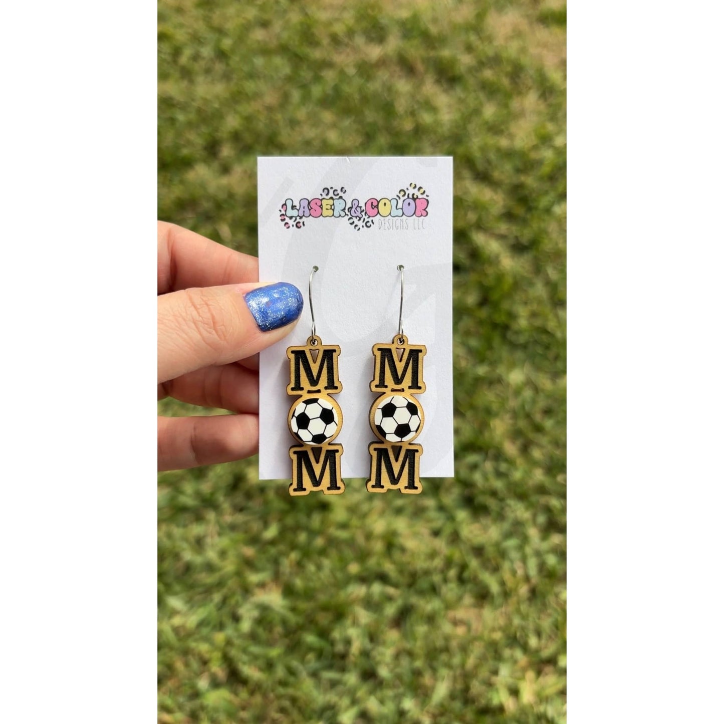 Soccer Earrings Soccer Mom Earrings Sports Earrings - 1