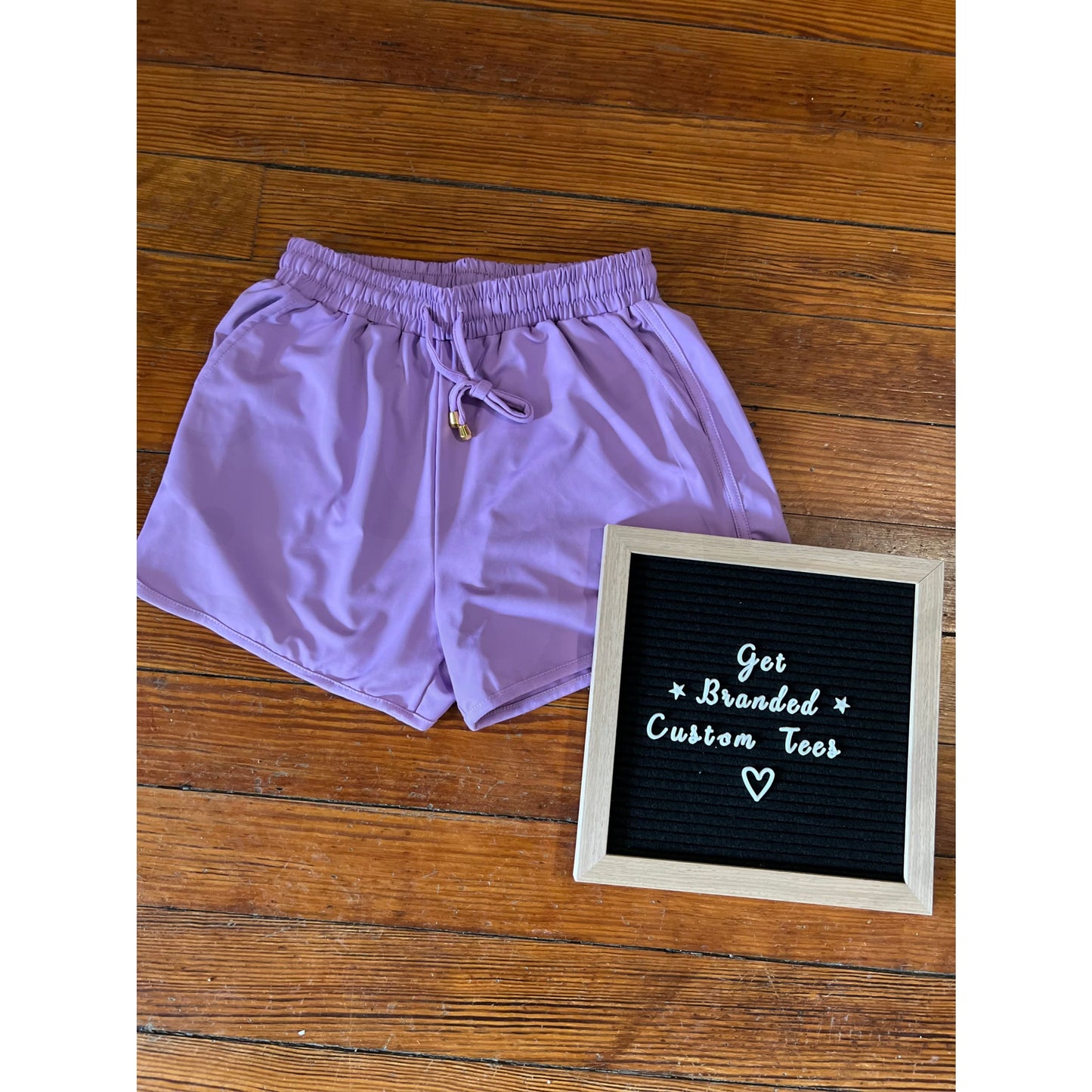 Solid Lavender Everyday Shorts - Apparel & Accessories