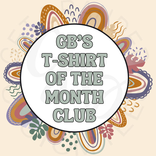 T-Shirt of the Month Club- 12 Month Promo - Tee