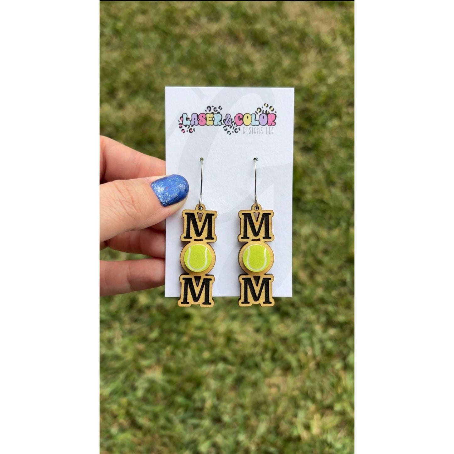 Tennis Earrings Tennis Mom Earrings Sports Earrings - 1