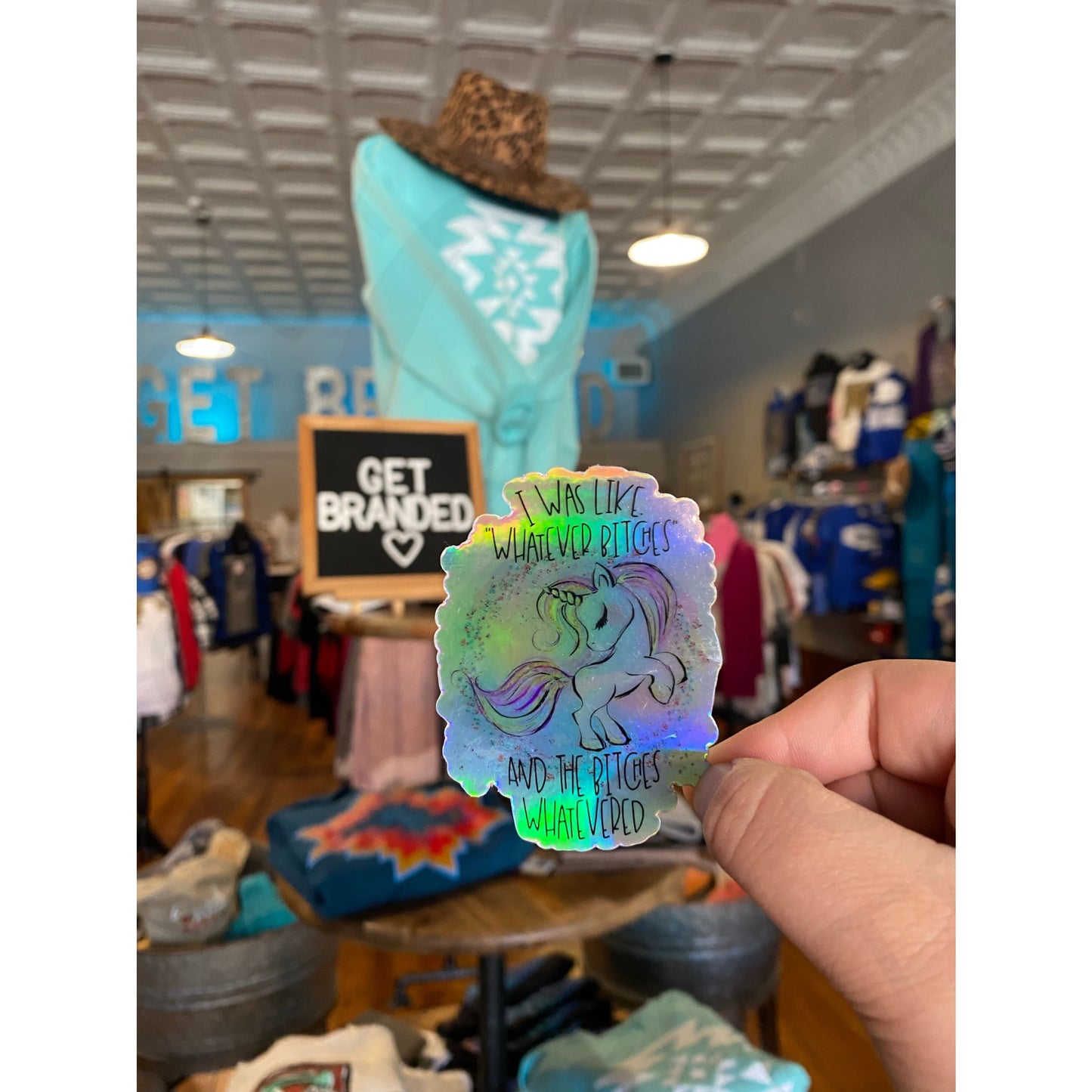 Whatever B!tches Holographic Decal