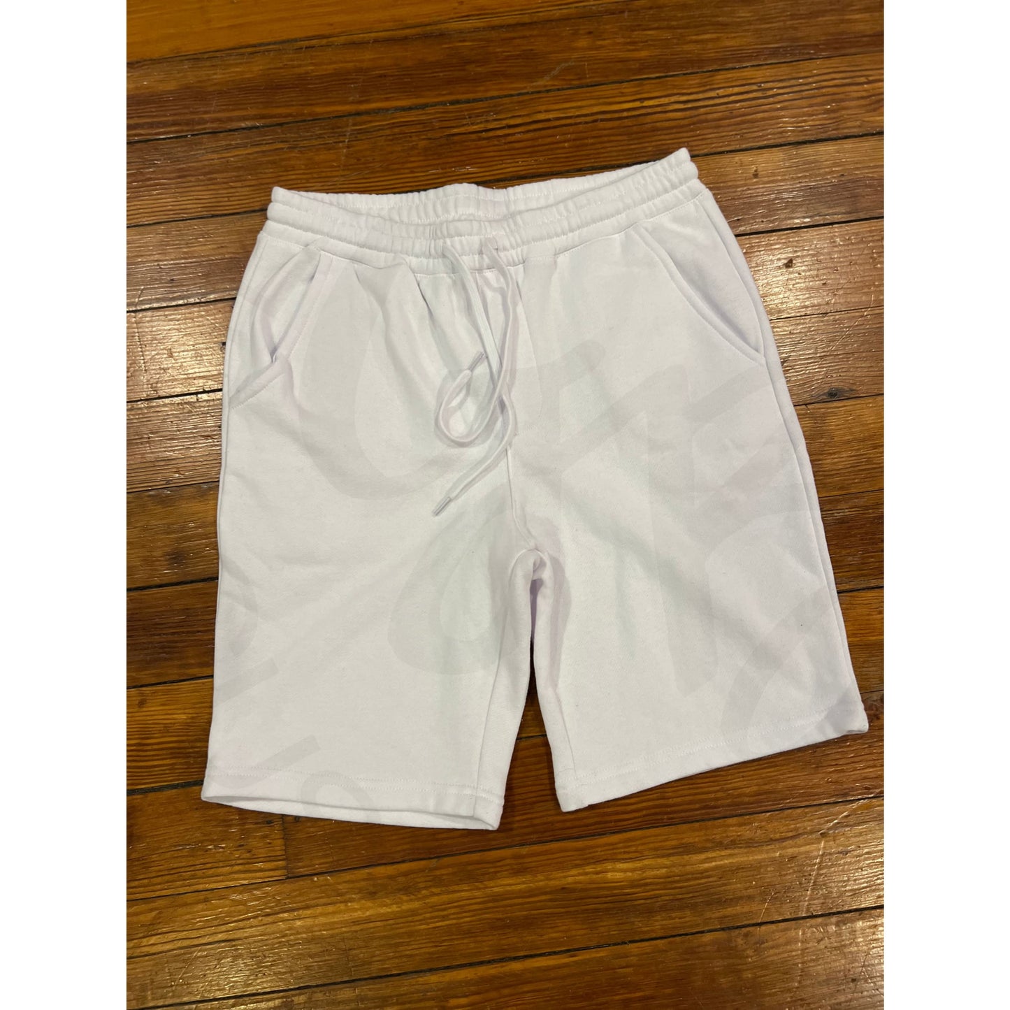 White Independent Sweatshorts