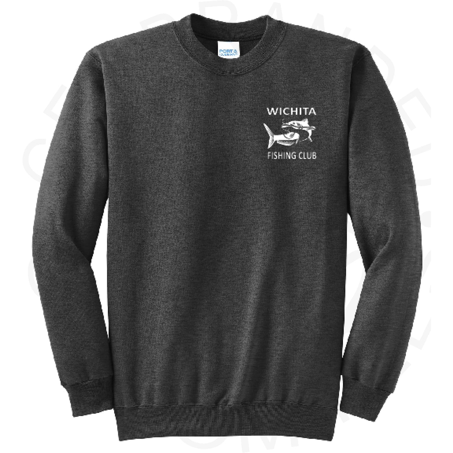 Wichita Fishing Club Logo Crew Sweatshirt- Several Color
