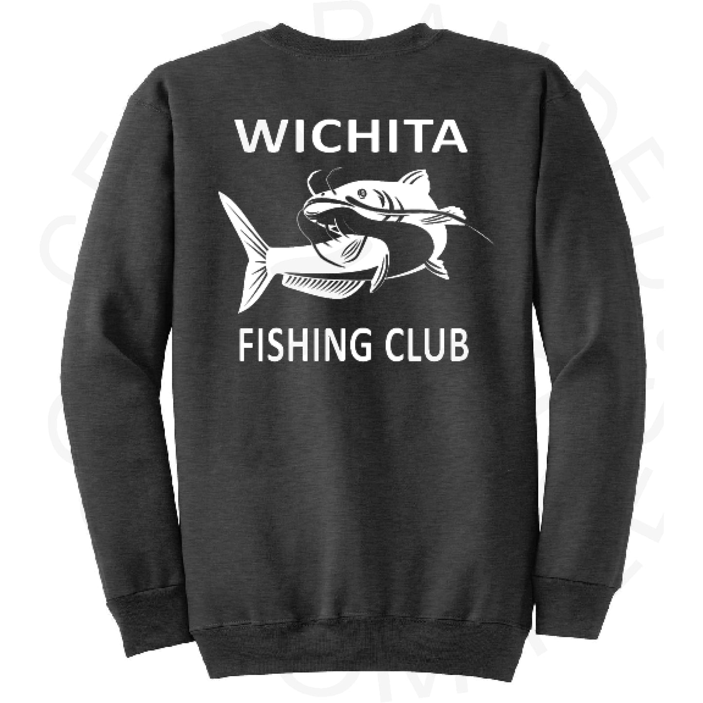 Wichita Fishing Club Logo Crew Sweatshirt- Several Color