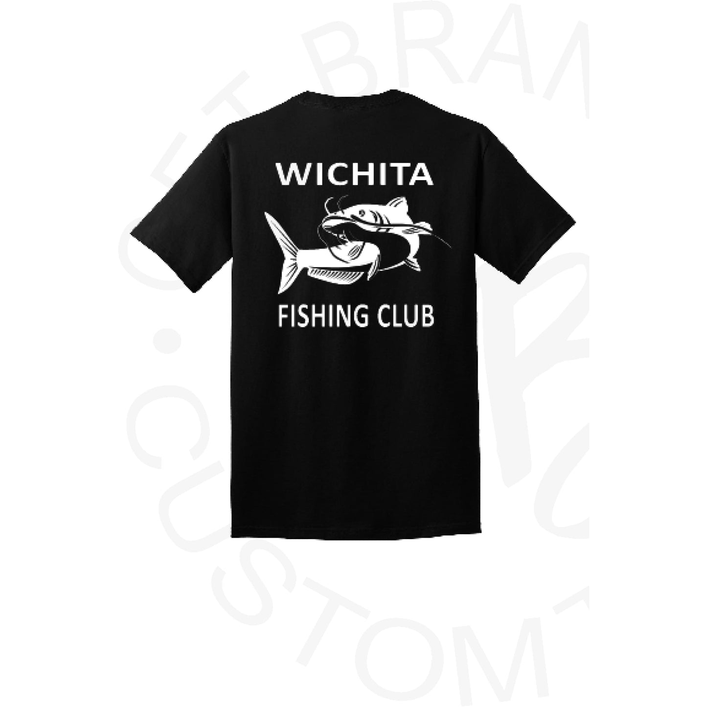 Wichita Fishing Club Logo Short Sleeved Tee- Several Color