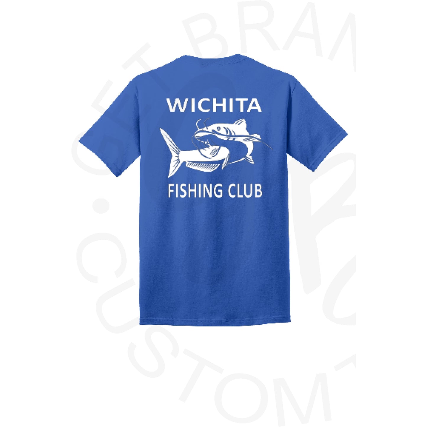 Wichita Fishing Club Logo Short Sleeved Tee- Several Color